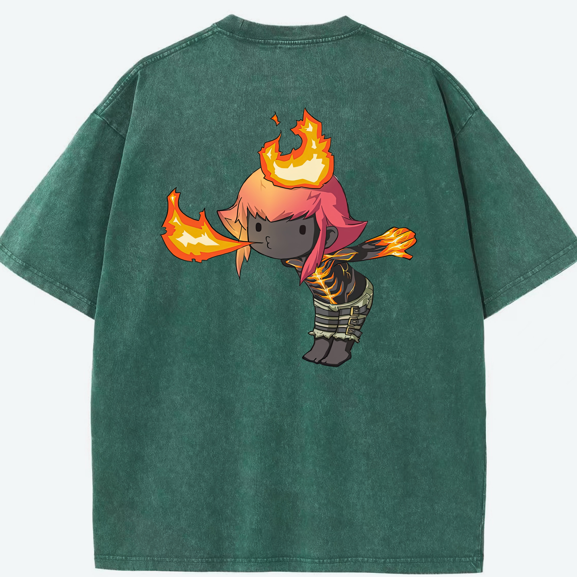 リーグ・オブ・レジェンド League of Legends LOL 綿100% ヴィンテージ風 半袖Tシャツ（背面プリント）
